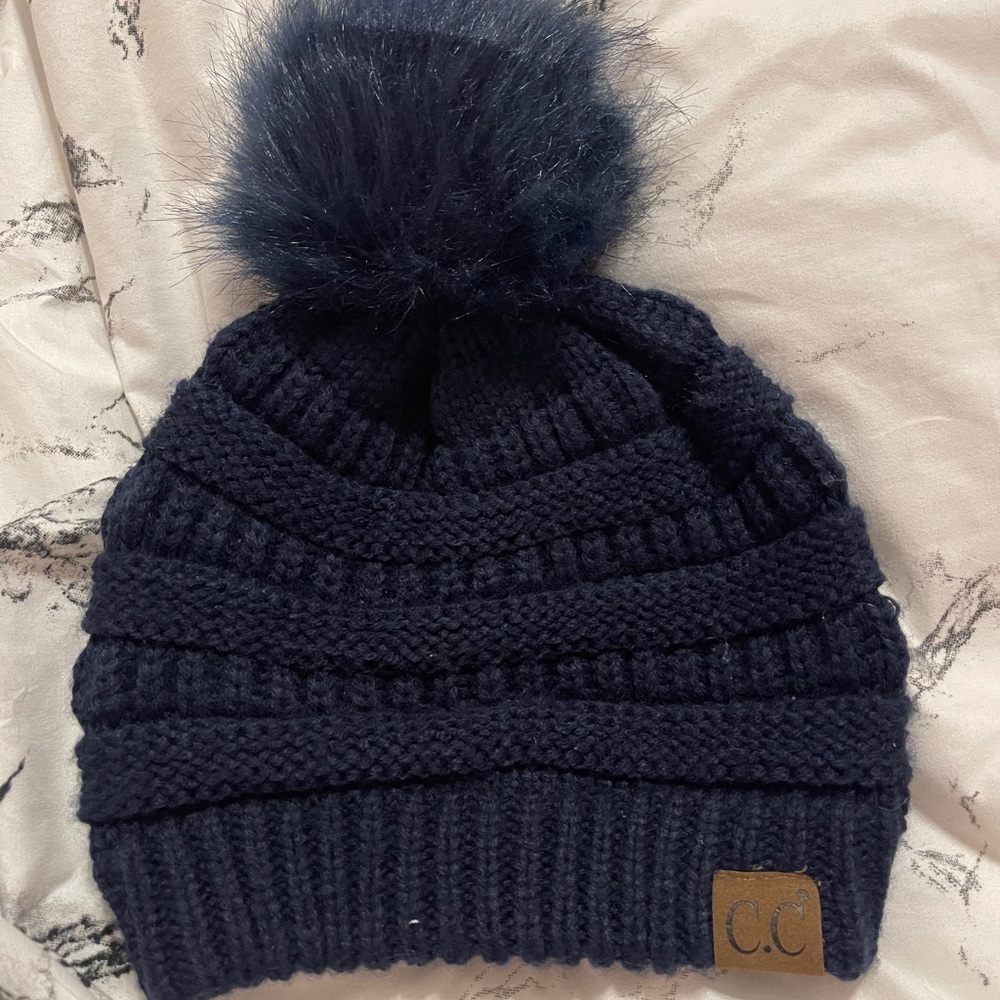 Navy Blue CC beanie